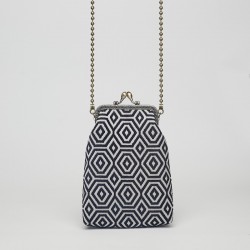 Bolso con boquilla metálica Rombos