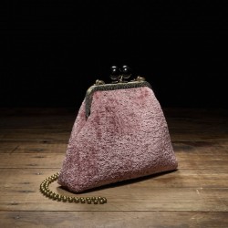 Bolso boquilla cierre bolitas Lautrec rosa
