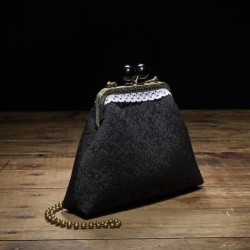 Bolso boquilla cierre bolitas Vintage