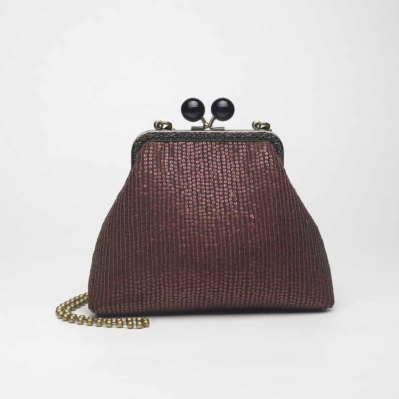 Bolso boquilla bolas Mocha Mousse
